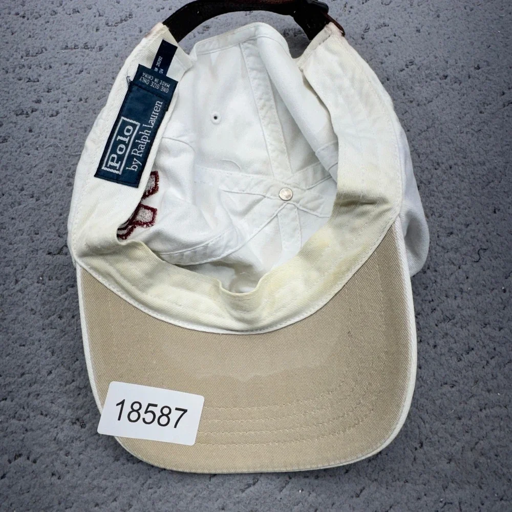Mississippi State Bulldogs Hat Cap‎ Leather Strap Back NCAA Polo Ralph Lauren
